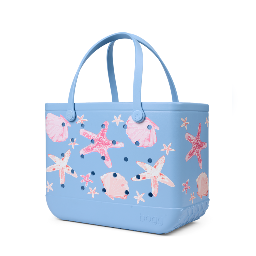 Original Bogg Bag - Carolina Blue Shells and Starfish